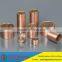 Wrapped steel bushing / cross split carbon steel bronze alloy(CuSn10Pb10) bimetal bush/Double metal layer bi metal bushing