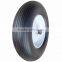 16inch 4.00-8 rib pattern flat free PU wheel for wheelbarrows