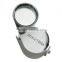 2016 New Design 30X 21mm Silver Colored Diamond Loupe Handheld Jewelry Magnifier