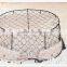 handmade steel wire fruit basket steel wire mesh storage basket metal basket with liner