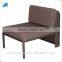 Outdoor PE rattan 6-piece garden sofa couch set