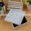 Custom white square box, small square cover packaging gift box