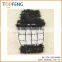 Christmas tinsel black and white Snowman/Christmas tinsel garland/ornament Christmas