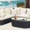 Modern Patio Garden Cane Wicker Sectional Sofa