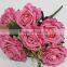 hot sale 9 heads artificial silk flowers,fake rose flowers