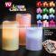Multi color real wax led candle wireless remote control flameless candles make color changing