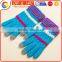 hight quality newgift touch screen glove Customized Knitted Winter Touch Screen Glove