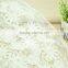 White embroidery coiling ribbon lace applique work design 3d lace fabric