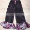 New arrival fashion summer floral print ladies chiffon culotte pants