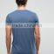 Custom Short Sleeve Crew Neck Navy Men's 50% Cotton 50% Polyester Soft Jersey Plain Design Comfortable Fit Casual Blank T-Shirt