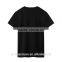 2016 Wholesale Summer black slim printing o-neck men t-shirt