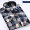 latest new 2017 2018 western mens tartan blouse flannel plaid shirts