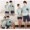 Han edition summer short-sleeved cotton lovers pajamas manufacturers selling cotton male ms leisurewear leisure fashion suits