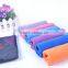 Microfiber suede sports towel with mesh bag