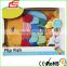 Peek under the scales to find hidden pictures Flip Fish Soft Baby Toy