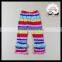 2016 newest rainbow cotton knitted icing leggings rainbow ruffle pants boutique girls leggings wholesale icing baby leggings