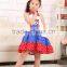 wholesale new hang neck tutu dress,cute print baby girls dress,boutique wave point children dress MC6030501