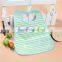 cotton fabric waterproof feeding dinner bibs for baby burp cloth