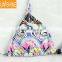 Custom Digital Printed Swimwear Bikini High-Tie Halter Bikini