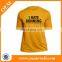 100% Polyester dry fit high quality men running shirt