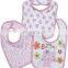 Printed cotton baby bibs