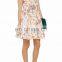 Summer Women's fashion Sexy Floral-print taffeta mini dress 2016