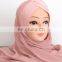 islamic scarf silk chiffon custom
