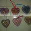 new beaded LACWORK CHRISTMAS TREE ORNAMENTS HANGINGS