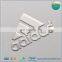 Custom Metal Label Electroplating Nickel Stickers With Strong 3M Adhesive