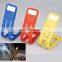 flexible Rubber battery operatedt colourful bookmark led light