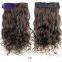 Top virgin  peruvian human hair 100 clip in hair extension, virgin hair