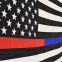 Wholesale 3x5 Ft Stock Polyester Red Blue Line Strip USA Law Enforcement Flag