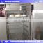 Factory Directly Supply Lowest Price display bread showcase curved glass warming counter top display