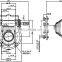 WGB-M-2 High Efficiency Gearbox Motor with Wheels Worm Gear Motor for Agricultural System BM1006M