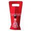 Elegant super quality christmas wine bottle tote bag