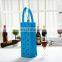 custom design Hot selling handle single bottle felt wine bag
