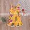 Sleeveless floral pattern romper cute and Soft Baby Girls Romper wholesale price