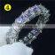 Female Ladies Diamond Ring Alloy Stackable  bling bling Rings Jewelry Women baguette love heart boutique for girlfriend