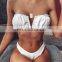 2020 New Arrival Solid Color Swimwear Swimsuit Women Sexy Beach Bikini