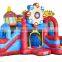 Inflatable Roller Coaster Jumping Castle Commercial Bounce House With Slide