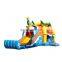 Beach Boy Themed Inflatable Water Castle Kids Jumping Castles With Water Slide And Pool