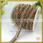New design brown iron on hotfix rhinestone crystals chain roll FHRS-027