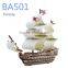 DIY wooden sailing ship model 3D kid toys