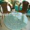 Qingdao Rocky high quality 3mm-19mm broken tempered glass cracked glass table