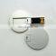 Round business card usb flash drive 2gb 4gb 8gb memory sticker credit card round pen drive