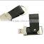 Hot selling leather USB with free keyring in different colors 2gb white leather usb
