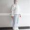 Type 5B/6B CAT III EN14126 EN13034 EN13982 PPE Tyvek  Disposable  Coverall  Medical Isolation Suit  whit Hood