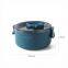 Round plastic bento lunch box container