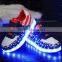 2016 LED light up Shoes USB charging Luminous Sneakers Shoes most popular  express