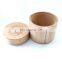 Home use useful High quality handmade natural wooden cream jar